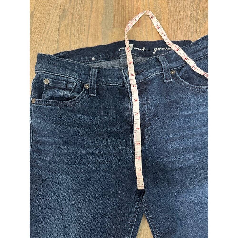 7 For All Mankind Gwenevere Skinny Jeans Womens Size 28 Dark Wash Stretch - Picture 8 of 10